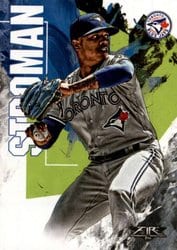 2019 Topps Fire Base Set Marcus Stroman #31 card