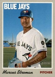 2019 Topps Heritage Base Set Marcus Stroman #124 card