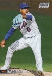 2021 Stadium Club Chrome Base Set Marcus Stroman #48 card