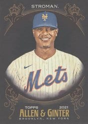 2021 Topps Allen & Ginter X Base Set Marcus Stroman #194 card