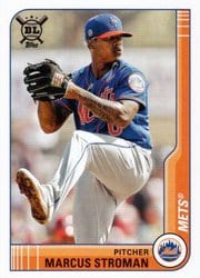 2021 Topps Big League Base Set Marcus Stroman #179 card