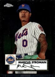 2021 Topps Chrome Platinum Anniversary Base Set Marcus Stroman #160 card