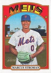 2021 Topps Heritage Base Set Marcus Stroman #579 card