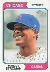 2023 Topps Heritage Base Set Marcus Stroman #212 card