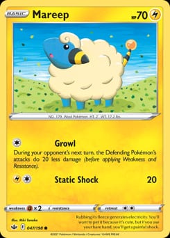 Chilling Reign Mareep #47 card