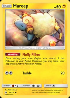 Lost Thunder Mareep #75 card