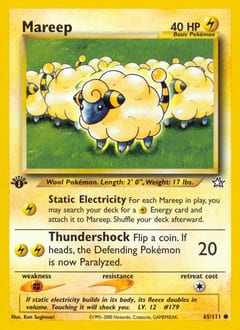 Neo Genesis Mareep #65 card