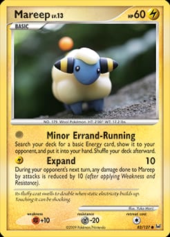2009 Platinum Mareep #82 card
