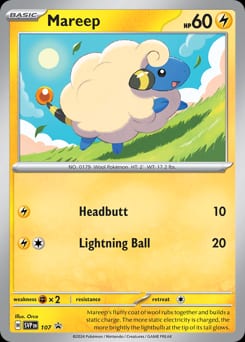 Scarlet & Violet Black Star Promos Mareep #107 card