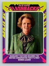 2024 Topps Heritage News Flashbacks Margaret Thatcher #NF-4 card