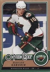 2008-09 O-Pee-Chee Base Set Marian Gaborik #160 card