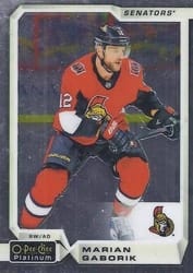 2018-19 O-Pee-Chee Platinum Base Set Marian Gaborik #69 card