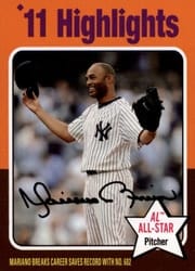 2019 Topps Archives Base Set Mariano Rivera #317 card