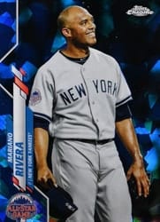 2020 Topps Chrome Update Sapphire Edition Base Set Mariano Rivera #U-154 card
