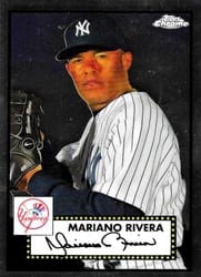 2021 Topps Chrome Platinum Anniversary Base Set Mariano Rivera #609 card