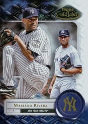 2022 Topps Gold Label Base Set Mariano Rivera #1 card
