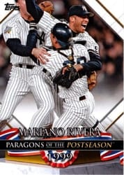 2022 Topps Update Paragons of the Postseason Mariano Rivera #PP-12 card
