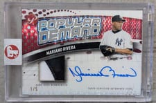 2025 Topps Pristine Popular Demand Autograph Relics Mariano Rivera #PPDAR-MR card