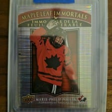 2025-26 Tim Hortons Team Canada Olympic Hockey Maple Leaf Immortals Marie-Philip Poulin #ML-4 card