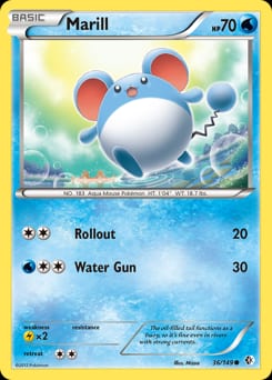 Boundaries Crossed Marill #36 card