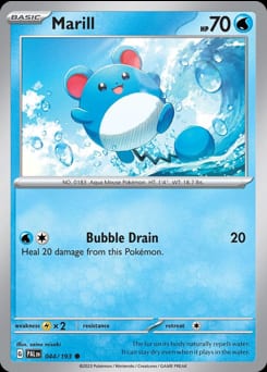 2023 Paldea Evolved Marill #44 card