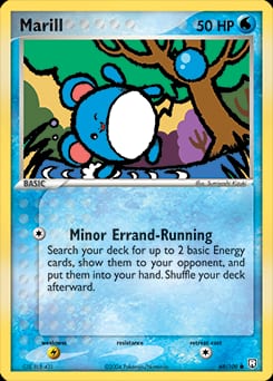 Team Rocket Returns Marill #68 card