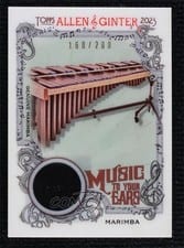 2023 Topps Allen & Ginter Music to your Ears Relics Marimba #MTYER-M card