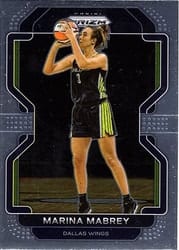 2022 Panini Prizm WNBA Base Set Marina Mabrey #90 card