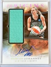 2024 Panini Origins WNBA Jersey Autographs Marine Johannes #JA-MJ card