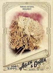 2018 Topps Allen & Ginter Base Set Marine National Monument #84 card