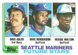 1982 Topps Base Set Mariners Future Stars #711 card