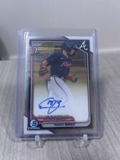 2024 Bowman Chrome Prospects Autographs Mario Baez #CPA-MB card