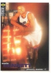 1995-96 Collector's Choice Base Set Mario Bennett #316 card