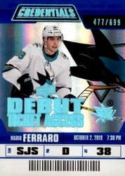 2019-20 Upper Deck Credentials Base Set Mario Ferraro #96 card