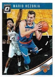 2018-19 Donruss Optic Base Set Mario Hezonja #77 card