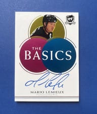 2021-22 Upper Deck The Cup The Basics Autograph Mario Lemieux #TB-LM