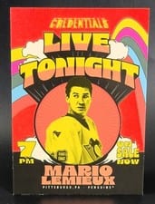 2023-24 Upper Deck Credentials Live, Tonight Mario Lemieux #LT-9 card