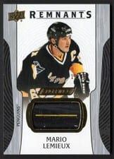 2024-25 Upper Deck Engrained Icons Remnants Mario Lemieux #R-ML card