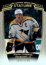 2024-25 Upper Deck Stature Base Set Mario Lemieux #30 card