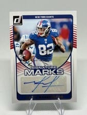 2024 Donruss Signature Marks Mario Manningham #SMA-MMA card