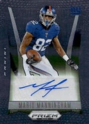 2024 Panini Prizm Deca Signatures Mario Manningham #S-MMA card