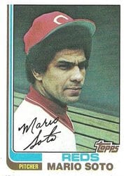 1982 Topps Base Set Mario Soto #63 card