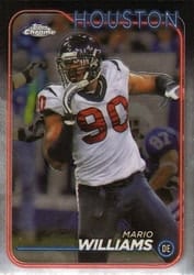 2024 Topps Chrome Base Set Mario Williams #84 card