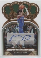 2022-23 Panini Crown Royale Rookie Crown Autographs MarJon Beauchamp #RCA-MJB card