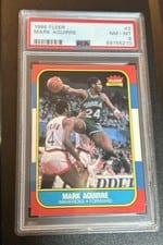 1986 Fleer Mark Aguirre #3 card