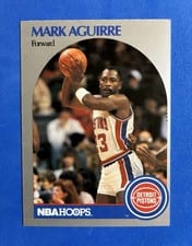 1990-91 Hoops Base Set Mark Aguirre #101 card