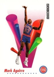 1991-92 SkyBox Base Set Mark Aguirre #78 card