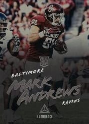 2018 Panini Luminance Base Set Mark Andrews #167 card