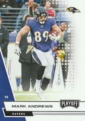 2020 Panini Playoff Base Set Mark Andrews #27 card