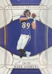 2021 Panini National Treasures Base Set Mark Andrews #18 card
